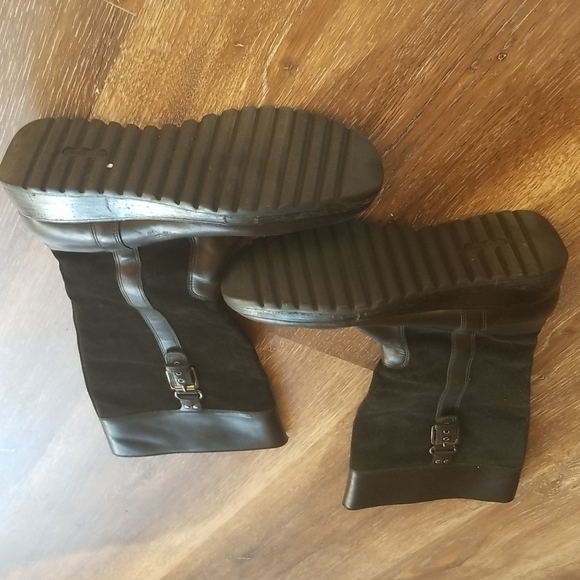 cole haan nike air suede boots